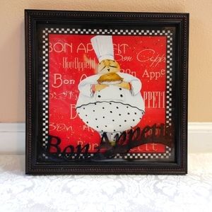 Deco Italian Chef Pop Art "Bon Appetit"